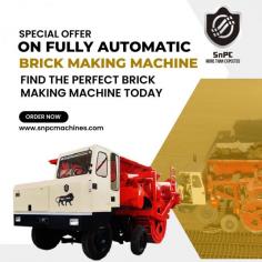 https://www.snpcmachines.com/
FULLY AUTOMATIC MOBILE BRICK-MAKING MACHINE (#FACTORY OF BRICK ON WHEELS)- Fully automatic brick making machine by snpc machines, First of its kind in the world, our brick-making machine moves on wheels like a vehicle and produce the bricks while the vehicle is on move. This allows kiln owners to produce bricks anywhere, as per their requirements. Fully automatic Mobile brick-making machine can produce up to 12000 bricks/hour with a reduction of up to 45% in production cost in comparison with manual and other machinery as well as 4-times (as per testing agencies report) more in compressive strength with standard shape, sizes and another extraordinary provision exist i.e (that is) machine produced several brick sizes and it can be changed as per customer requirements from time to time. Snpc machines india is selling 04 models of fully automatic brick making machines: BMM160 brick making machine,BMM310 brick making machine, bmm400 brick making machine, bmm404 brick making machine (semi-automatic and fully automatic ) to the worldwide brick industry, we are offering direct customers access to multiple sites in both domestic and international stages, so they 1st see the demo and then will order us after satisfaction. 

Bmm150-160
Fully automatic clay red bricks making machine. Snpc made Mobile brick making machine can produce up to 6000 bricks in 01 hour. The raw material should be clay, mud or mixture of clay and flyash. this machine is widely used by the itta Bhatta, brick making factories or kilns or gyara banane ke machine, clay brick manufacturers and red bricks manufacturers around globe.
BMM300/310
Fully automatic clay red bricks making machine. Snpc made Mobile brick making machine can produce up to 12000 bricks in 01 hour. The raw material should me clay, mud or mixture of clay and flyash. this machine is widely used by the itta Bhatta, brick making factories or kilns or gyara banane ke machine, clay brick manufacturers and red brick manufacturers around the globe.
BMM400/404
Fully automatic clay red bricks making machine. Snpc made Mobile brick making machine can produce up to 24000 bricks in 01 hour. The raw material should me clay, mud or mixture of clay and flyash. this machine is widely used by the itta Bhatta, brick making factories or kilns or gyara banane ke machine, clay brick manufacturers and red brick manufacturers around the globe.
8826423668