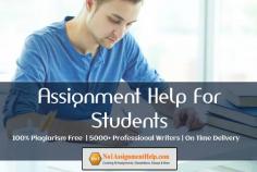 We at No1AssignmentHelp.Com are available to assist you in writing your assignments. We are referred to as the top leading assignment helpers in Australia as we deliver satisfactory, credible, and affordable services. We have framed Assignment Help for Students so that every university student in Australia can avail of it. Assignment Writers assist you in framing all types of academic projects whether it is a case study, dissertation, thesis paper, term paper, or research proposal. 
To assure yourself of the quality of services we deliver, you can view our Assignment Samples that you can avail of free of cost. If you have any queries about our MBA Assignment Help services, please contact us.

Contact Detail:
Website:- https://no1assignmenthelp.com/
Email:- Sales@No1AssignmentHelp.Com
