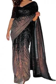 Sequences Georgette Embroidery Saree
tep into the world of elegance and grace with our Georgette saree from EdgyCartFashion. Crafted with exquisite detail, this saree features 3 MM-5MM embroidery sequences, adding a touch of glamour and sophistication. With a length of 5.5 meters, it allows for versatile draping styles that enhance your unique style.

Complementing the saree is a beautiful Silk blouse, adorned with piping done on the borders, adding a refined touch to the ensemble. With a length of 0.8 meters, the blouse comes unstitched, giving you the freedom to customize it to your liking.

Perfect for party wear, wedding occasions, and all festival saree needs, this ensemble is designed to make you shine. And the best part? It's machine washable, making maintenance a breeze.

Shop now at EdgyCartFashion and indulge in the beauty of this Georgette saree. Don't miss out on this opportunity to elevate your wardrobe. Place your order today and make a stunning impression at any event