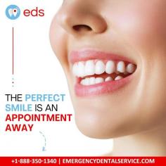 Achieve the ideal smile with just one appointment. Get ready for a flawless grin that will leave a lasting impression. To get the perfect smile, book an appointment with emergency dental service by calling us at +1 888-350-1340. In addition, you can also contact us in case of any dental emergency as we have 24-hour dentists available for emergency dental care.