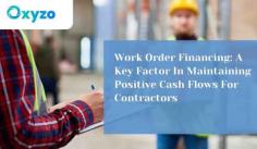 Work order finance is a valuable financial solution for contractors who need funding for specific projects. Learn about the different types of work order finance available, how it helps contractors manage their cash flow, and the benefits of this type of financing.
to know more visit our website:- https://www.oxyzo.in/blogs/work-order-financing-a-key-factor-in-maintaining-positive-cash-flows-for-contractors/15244