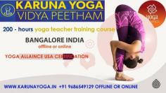 Karuna Yoga Vidya Peetham offers top-notch courses for Yoga teacher training. Best yoga teacher training and certification in India focused on a holistic training. One of the best yoga schools aimed to enhance Yoga teacher training in India. Call 968-654-9129 now for any query!!

https://www.karunayoga.in/
