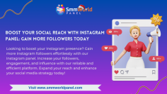 Boost Your Social Reach with Instagram Panel: Gain More Followers Today 

Looking to boost your Instagram presence? Gain more Instagram followers effortlessly with our Instagram panel. Increase your followers, engagement, and influence with our reliable and efficient platform. Expand your reach and enhance your social media strategy today!