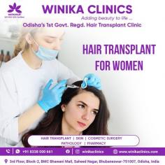 Reclaim your confidence with Winika Clinics! 
Our specialized hair transplant services for women offer seamless, natural results. 
Get ready to redefine beauty on your own terms.

See more: https://www.winikaclinics.com/female-hair-transplntation

