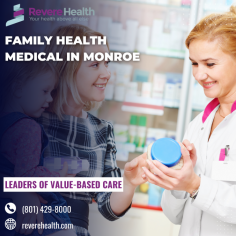 Family Health Medical in Monroe, part of Revere Health, offers comprehensive healthcare services for the whole family. With a team of experienced physicians and staff, they provide personalized care, preventive screenings, chronic disease management, and more. Trust them to prioritize your family's health and well-being. Visit our website:  https://reverehealth.com/departments/monroe-family-medicine/