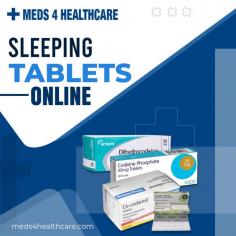 Experience the bliss of a good night's sleep with Meds4Healthcare's wide range of sleeping tablets available online. Say goodbye to restless nights and wake up refreshed and rejuvenated every morning. Our trusted online pharmacy offers a convenient and secure way to purchase high-quality sleeping tablets from the comfort of your own home. Browse our extensive selection of sleep aids and choose the one that suits your needs best. With our reliable shipping and discreet packaging, you can rest easy knowing your order will arrive promptly and confidentially. Don't let insomnia disrupt your life any longer – buy sleeping tablets online at Meds4Healthcare and enjoy peaceful, uninterrupted sleep like never before.