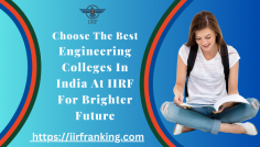 Want to be a future engineer? Then, it's time to understand your worth and take admission to the Top engineering college in India. With some effort and hard work,  you will be getting the opportunity to excel in your career at the best engineering college in India. Think about your career and take fruitful decisions. Heer IIRF will update you with the Top engineering college ranking 2023 so that you can get the best college for pursuing your dream course. For more information about the ranking of best engineering colleges, do visit the one-stop solution, IIRF.

https://iirfranking.com/ranking/top-engineering-colleges-in-india