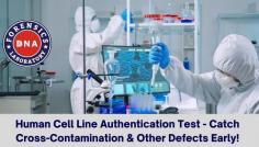 A Cell Line Authentication DNA test can be performed by using polymorphic short tandem repeats (STRs). Several companies and laboratories are developing core facilities for STR analysis. DNA Forensics Laboratory Pvt. Ltd. is among the top companies for an accurate & reliable cell line authentication test in India. We offer complete human and mouse cell line authentication services using STRs profiling. This enhances abilities to detect misidentifications, genetic drifts, and cross-contaminations of cell lines. We work with renowned research institutes, pharmaceutical companies, & biotechnology companies. Furthermore, we are the only company in India that offers legal DNA test reports. We provide the test report within 10-15 business days. To learn more about the Cell Line Authentication test, call us at +91 8010177771 or WhatsApp at +91 9213177771. 
