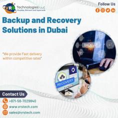 VRS Technologies LLC offers the most awaited Backup and Recovery Solutions in Dubai. We are having the experienced team in providing the best Services of Backup and recovery solutions. For more Info Contact us: +971 56 7029840 Visit us: https://www.vrstech.com/backup-and-recovery-solutions-dubai.html