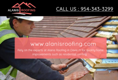 Whether you need a minor repair or a complete roof replacement, Alanis Roofing is here to help. Our team of experts will work with you to determine the best course of action for your home and provide you with a detailed estimate of the costs involved. For more detail visit us at https://www.alanisroofing.com/ or contact us at 954-343-3299 Address: Davie, FL #AlanisRoofing #RoofRepairDavie #Davie #FL