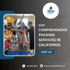 Are you planning a move in California and feeling overwhelmed by the thought of packing up all your belongings? Look no further than Movers by the Sea, your trusted partner for a professional packing service in California.

