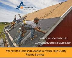 At Speedy Roofing, we understand that your roof is one of the most important investments you'll make in your home. That's why we offer a wide range of roofing services to help you protect your investment and keep your home safe. For more detail visit us at https://www.speedyrooferhollywood.com/ or contact us at (954)-809-3222 Address: Hollywood, FL #SpeedyRoofer #RoofRepairHollywood #Hollywood #FL
