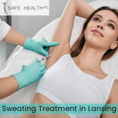 Experience relief from excessive sweating with our effective sweating treatment in Lansing. Our skilled team utilizes advanced techniques to help you regain confidence and achieve dryness that lasts. To schedule an appointment, please contact us today. We're here to assist you!
