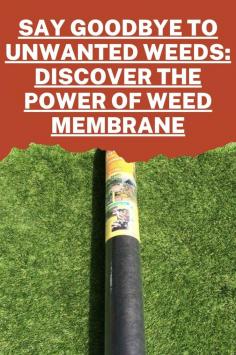 Say goodbye to unwanted weeds with the power of weed membrane. In this informative blog post, we delve into the benefits and effectiveness of using a weed membrane in your garden or landscaping projects. Learn how this simple yet powerful solution can save you time and effort by preventing the growth of unsightly and invasive weeds.