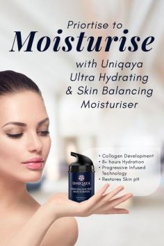 Hydrate and nourish your skin with Uniqaya skin balancing moisturizer. Shop Link: https://uniqaya.com/products/ultra-hydrating-moisturiser-with-peach-extract