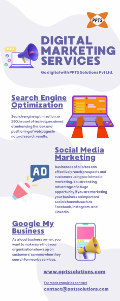 Digital Marketing Services can help elevate your business to reach the extra mile. We offer digital marketing services like SEO, SMM, PPC, Email Marketing, Content Marketing.