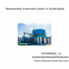 Elysian Industries is a reputable wastewater treatment plant in Hyderabad. With cutting-edge technologies and a commitment to environmental sustainability, we offer reliable and efficient wastewater treatment services. Trust Elysian Industries for effective purification, compliance with regulations, and a cleaner, healthier environment in Hyderabad.