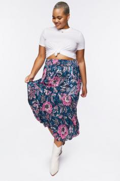 Plus Size Skirts Online | Stay ahead of the fashion curve with the latest styles and trends available for purchase at Forever 21 UAE.

Discover a wide variety of designs and trends in plus size women's skirts by browsing the skirts category at Forever 21's online store in the UAE. Whether you're looking for a skirt for a special occasion or to enhance your everyday wardrobe, you're sure to find the ideal piece. Explore now and elevate your style!
