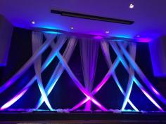 We provide sewing custom stage skirting according to the height and length of your stage. Custom-made stage curtains, drapes, and stage skirts in Bakersfield CA.
