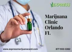 A marijuana clinic in Orlando, FL is a place people can go to get medical advice and treatment for marijuana use. The doctors and staff at the clinics specialize in helping patients who have qualifying medical conditions that can be helped with marijuana use.They are continually looking for ways to get better and trying to be the best.  Contact us right away at https://expressmarijuanacard.com/orlando/
 for additional details! 