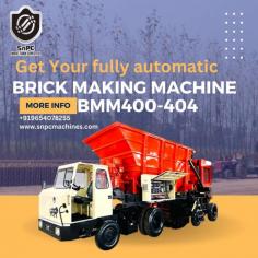 Get your fully automatic brick making machine today
https://snpcmachines.com/brick-machines/bmm400

BMM400-404 is a fully automatic red clay brick making machine by Snpc companies. It can produce 24000 brick/hr with a reduction of 45%cost and natural resources like water, it requires only one-third of water for brick making as required during manual production. This machines requriesa fuel consumtion of 16-18 litres/hr for its working. Raw material needed for its working can be mud, clay or mixture of clay and flyash. This machine is widely used by itta Bhatta, brick making factories or brick kiln and clay brick manufacturers around the globe. 
8826423668
