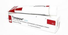 The cream is especially suitable for the treatment of disorders in the exudative stage. Triderm is not intended for ophthalmic use.With the development of skin irritation or manifestations of hypersensitivity during treatment with Triderm cream, the use of the drug should be discontinued and the patient should be selected for adequate therapy.When applied topically, the systemic absorption of active ingredients may be higher when the drug is applied to large areas of the skin, especially with prolonged use or when applied to damaged skin areas. In this case, side reactions may occur that are observed after the systemic use of active substances.    https://pharmasstore.com/product/triderm-cream-30g/