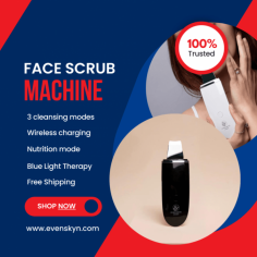 Searching for a face scrub machine to take your skincare routine to the next level? Look no further! Our collection of high-quality face scrub machines is designed to gently exfoliate and rejuvenate your skin. Upgrade your skincare regimen with our top-rated face scrub machines and achieve a fresh, glowing appearance. Explore our range now and say hello to healthy, EvenSkyn!
