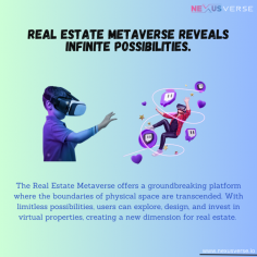 The Real Estate Metaverse offers a groundbreaking platform where the boundaries of physical space are transcended. With limitless possibilities, users can explore, design, and invest in virtual properties, creating a new dimension for real estate. 
