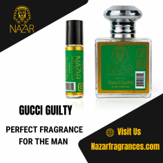 Create Refreshing and Invigorating Aroma

If you're making a statement at the office or adding a touch of edge to your everyday style, Gucci Guilty Pour Homme is the best fragrance for the man to give warmth and longevity to the scent. Send us an email at contact@nazarfragrances.com for more details.
