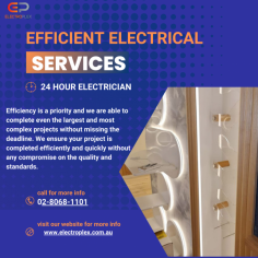 When electrical emergencies strike, there's no time to waste. That's why Electroplex is here to provide you with reliable and efficient 24-hour emergency electrical services. We understand that electrical issues can occur at any time, leaving you feeling helpless and vulnerable. With our team of expert electricians at your service round the clock, you can rest assured that help is just a phone call away.

Why Choose Electroplex as Your Emergency Electrician?
Prompt Response: We know the urgency of electrical emergencies, and we make it a priority to respond swiftly to your call. Our dedicated team is available 24/7, ready to dispatch an experienced electrician to your location, no matter the time of day or night.

Skilled and Certified Electricians: Our electricians are highly skilled professionals with years of industry experience. They undergo rigorous training and possess the necessary certifications to handle all types of electrical emergencies. Rest assured, you're in capable hands.


Comprehensive Electrical Solutions: From power outages and electrical faults to circuit breaker issues and electrical fires, our electricians are equipped to handle a wide range of emergencies. We diagnose the problem efficiently and provide effective solutions to ensure the safety of your home or business.


Quality Workmanship: At Electroplex, we take pride in delivering top-notch workmanship. Our electricians use the latest tools and techniques to carry out repairs, installations, and replacements with precision and accuracy. We adhere to strict safety standards, ensuring that the job is done right the first time.
Transparent Pricing: We understand the importance of transparent pricing, especially during emergencies. With Electroplex, there are no hidden costs or surprise fees. Our electricians will provide a detailed breakdown of the costs involved before starting any work, so you can make informed decisions.


Electrician Near Me: Serving Your Local Community
In addition to our emergency services, Electroplex also offers reliable electrician services for all your electrical needs. Whether you require electrical installations, repairs, or maintenance, our skilled electricians are here to assist you. As a local electrician company, we take pride in serving our community and building lasting relationships with our customers.

Why Choose Electroplex as Your Local Electrician?
Conveniently Located: With our strategically located offices, we can quickly reach your location, no matter where you are in the area. Our electricians are familiar with local regulations and codes, ensuring compliance and efficient service.


Personalized Solutions: We understand that every electrical project is unique. Our electricians take the time to listen to your needs and provide tailored solutions that meet your requirements and budget. Your satisfaction is our utmost priority.


Preventative Maintenance: Regular electrical maintenance is crucial to prevent future problems and ensure the safety of your electrical systems. Our electricians can conduct comprehensive inspections, identify potential issues, and provide proactive solutions to keep your electrical systems running smoothly.


Customer Satisfaction: At Electroplex, we value our customers' satisfaction above all else. We strive to exceed your expectations through our professionalism, reliability, and commitment to quality service. Your trust in us is the driving force behind everything we do.


Contact Electroplex: Your Reliable Electrician Partner
When it comes to electrical emergencies or general electrical services, Electroplex is your go-to partner. Our 24-hour emergency electrician services and reliable local electrician solutions ensure that you never have to face electrical problems alone. Contact us today and experience the Electroplex difference. Your safety and satisfaction are our top priorities.
