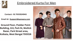 Elevate your style with embroidered kurta for men from Sanwara.com. Our collection features intricately designed kurtas that exude elegance and charm. https://sanwara.com/collections/mens-embroidered-kurta
