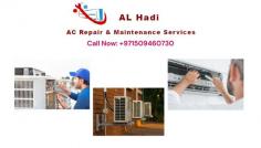 Al Hadi AC Repair & Maintenance Services is a leading provider of professional air conditioning solutions. With a strong reputation for quality and reliability, Al Hadi AC Repair & Maintenance Services has been serving customers for many years. Our skilled technicians are committed to delivering exceptional service and ensuring that clients' air conditioning systems operate at peak performance. Whether repairing a malfunctioning unit or providing routine maintenance, Al Hadi AC Repair & Maintenance Services has the expertise to handle all AC-related issues.