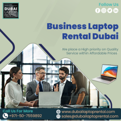 We are the top notch provider of any kind of laptop rentals in rental Basis. Dubai Laptop Rental Company plays a major role in Business Laptop Rental Dubai. Contact us: +971-50-7559892 Visit us: www.dubailaptoprental.com