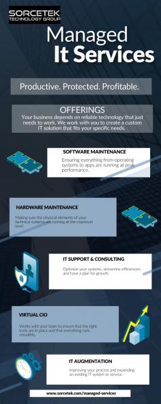 Business IT Services | Managed IT Support Services:

IT services are important to generate, and exchanging electronic data and information has increased as technology has advanced. Get complete business it services at SorceTek Technology Group.