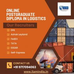 ILAM India offers placement oriented Online Post Graduate Diploma in Logistics for the students looking for their careen in logistics industry. The course is categrized in 2 semesters with online duration of 6 months and offline duration of 10 months.  Visit: https://ilamindia.in/post-graduate-diploma-in-supply-chain-management.php
