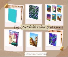 Stretchable Fabric Book Covers Make a Splash in the USA, Read More: https://theinstylecraft.com/product-category/book-covers/