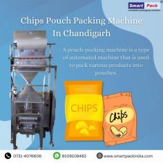 The Chips Pouch Packing Machine in Chandigarh is a modern device designed to pack potato chips and snacks efficiently. It helps put the chips into pouches quickly and neatly, ensuring freshness and quality. This machine is user-friendly and makes the packaging process smooth. It's a great tool for snack businesses to package their products effectively and maintain their crispiness and taste.

Contact us : 91713169366 
