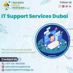 Techno Edge Systems LLC is one of the most successful provider of IT Support Services Dubai. We are having vast experience in delivering the IT Support Services for companies. Contact us: +971-54-4653108 Visit us: https://www.itamcsupport.ae/services/it-support-in-dubai/