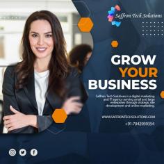 Saffron Tech Solutions is a digital marketing and IT agency serving small and large enterprises through strategic site development and online marketing. Saffron Tech Solutions comprises specialists in web development, creative, and technological facets, making them unique.