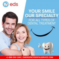 Complete Dental Care | Emergency Dental Service

At Emergency Dental Service, we specialize in making your smile shine. Our experienced team offers a full range of dental treatments, from routine cleanings to cosmetic procedures. Trust us to keep your teeth healthy and beautiful. To schedule your appointment, call us at 1-888-350-1340.