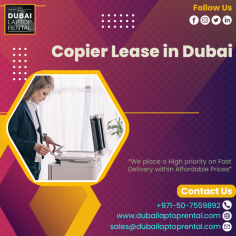 Dubai Laptop Rental Company provides you the Reliable Services of copier Lease Dubai. We are specialized in providing quality copiers in Rental Basis. Contact us: +971-50-7559892 Visit us: https://www.dubailaptoprental.com/copier-rental-dubai/