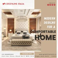 Beautifully assembled furniture pieces bring your home to life and make a good impression on your visitors. However, furniture pieces that do not complement the interiors of your house become an eyesore and leave your home with an awkward look that is neither cozy nor luxurious. Furthermore, uncomfortable furniture with poor functionality and manufacturing can make you feel guilty about your furniture choices. Greenline Italia is your trusted furniture manufacturer in Kirti Nagar, where you get premium furniture pieces, superior quality, and the latest designs. We offer a wide array of exclusive furniture collections like comfortable armchairs, contemporary dining sets, modern sofa sets, and many more extravagant furniture pieces for your abode.