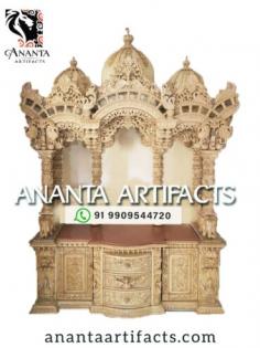 Transform your home into a divine sanctuary with our stunning collection of wooden pooja mandirs and temples at Ananta Artifacts. Discover the perfect wooden temple for your home, meticulously crafted to add a touch of spirituality and beauty to your worship. Explore our exquisite selection now!