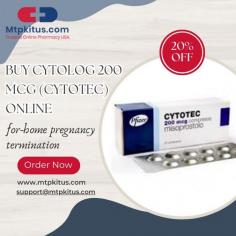 Buy Cytolog 200 mcg (Cytotec) Online and safely terminate your unintended pregnancy at home. The Cytolog 200mg tablet removes product of conception easily out of the womb. Buy cytolog 200 mcg abortion pills online from our Mtpkitus.com You can take Cytotec dose either buccally or vaginally. buy cytolog online complete discreetness and quality product. Women with intrauterine pregnancy within 9 weeks of gestation can cytotec abortion pill at low cost. Buy Cytotec 200 mcg abortion pill online in USA to get pills in 2-3 business days with fast shipping. Order Cytolog online now:- https://www.mtpkitus.com/get-cytotec-misoprostol-cytolog-200mg-tablet