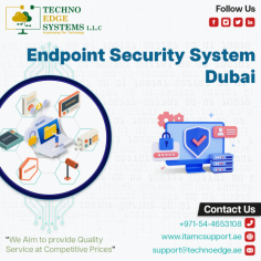 Techno Edge Systems LLC is the Top Provider of Endpoint Security System Dubai. We Will provide the protection from cyber threats to organization. Contact : +971-54-4653108 Visit us: https://www.itamcsupport.ae/services/endpoint-security-solutions-in-dubai/