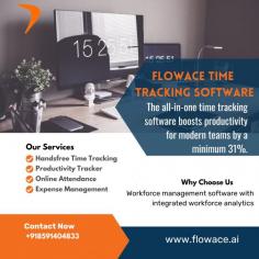 Flowace hands-free Employee time tracking is your best shot at improving employee productivity by 31%. Our software leverages the power of artificial intelligence algorithms to automatically track and analyze work hours. Eliminate manual inputs, enjoy real-time productivity insights and enhance the efficiency of your employees on the move by making data-driven decisions.

