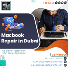 Dubai Laptop Rental Company offers you the latest techniques of MacBook Repair in Dubai. We are having good reputation and quick service experts for your MacBook. Contact us: +971-50-7559892 Visit us: https://www.dubailaptoprental.com/macbook-repair/