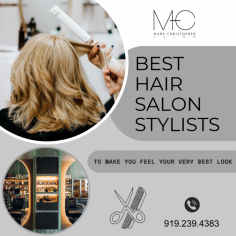 Refresh Your Style with a Trendy Haircut

Our experts create beautiful, customized hairstyles to compliment your features and appearance. We provide a wide range of hair services, including professional hair color, haircuts and waxing. To schedule a meet, call us at 919.239.4383.