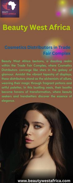 Beauty and business at the prestigious Beauty West Africa event held within the bustling Trade Fair Complex. This exclusive gathering brings together the finest Cosmetics Distributors in Trade Fair Complex from across the region, presenting a golden opportunity for industry professionals to connect, collaborate, and elevate their beauty enterprises.