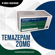 Experience the gift of peaceful slumber with Temazepam 20mg, now available at Meds4Healthcare. Say goodbye to sleepless nights and wake up refreshed and revitalized. Visit https://meds4healthcare.com/ to order now and start your journey to better sleep tonight.